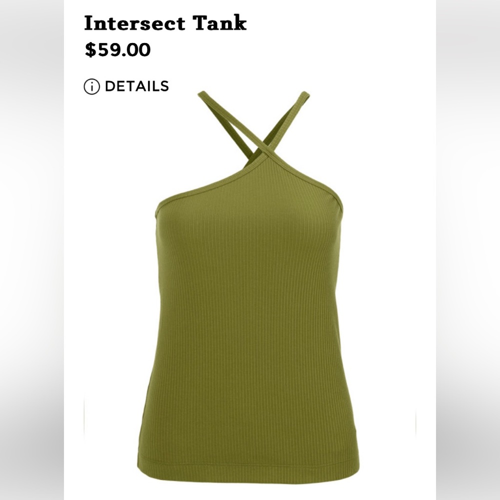 cabi NWT Intersect Tank, Avocado, size MEDIUM, Fall 23